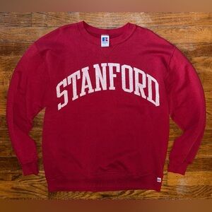 Vintage 90s Russell Athletic Stanford Crewneck Sweater Size Large